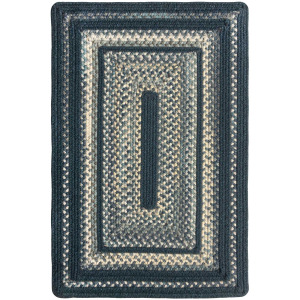 Bradford Blueprint Concentric Rectangle Rug - 7'6