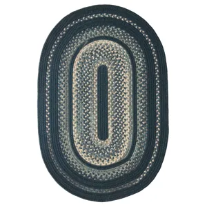 Bradford Blueprint Oval Rug - 2\'3\" x 9\'3\"
