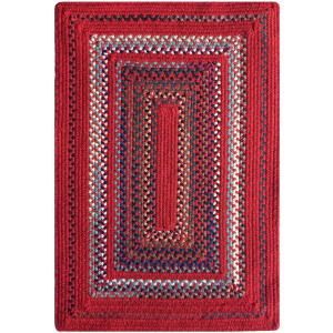 Bradford Crimson Concentric Rectangle Rug - 9'6