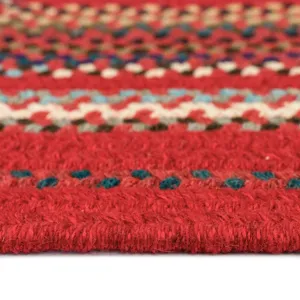 Bradford Crimson Concentric Rectangle Rug - 9\'6\" x 9\'6\"