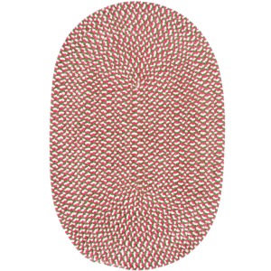 Happy Holidays-Christmas Christmas Multi Oval Rug