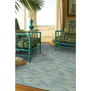 Seagrove Seagrass Vertical Stripe Rectangle Rug - 2\' x 8\'