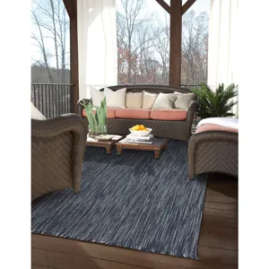 Seagrove Wedgewood Vertical Stripe Rectangle Rug - 8\' x 11\'