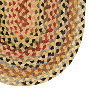 Plymouth Light Gold Oval Rug - 1\'8\" x 2\'6\"
