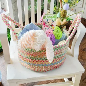 Happy Holidays-Easter Grass 12\" Basket