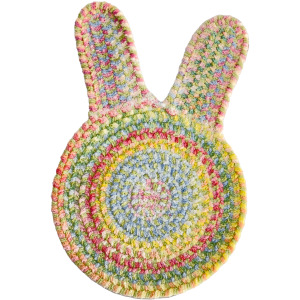 Happy Holidays-Easter Grass Round Rug