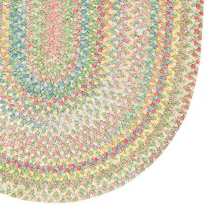 Cutting Garden Grass Oval Rug - 2\'3\" x 4\'3\"