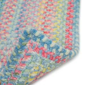 Cutting Garden Blue Bell Concentric Rectangle Rug - 3\' x 3\'