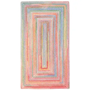 Cutting Garden Tea Rose Concentric Rectangle Rug - 8\'6\" x 8\'6\"