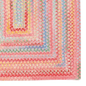 Cutting Garden Tea Rose Concentric Rectangle Rug - 8\'6\" x 8\'6\"