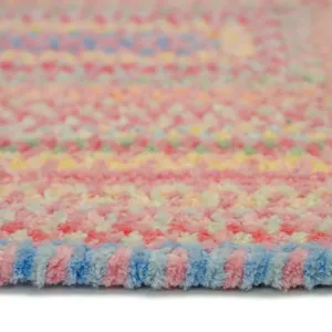 Cutting Garden Tea Rose Concentric Rectangle Rug - 8\'6\" x 8\'6\"