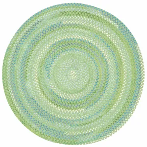Sailor Boy Sea Monster Green Round Rug