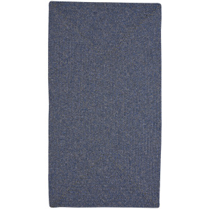 Simplicity Water Concentric Rectangle Rug