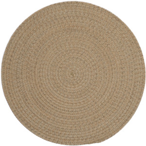 Simplicity Flax Round Rug
