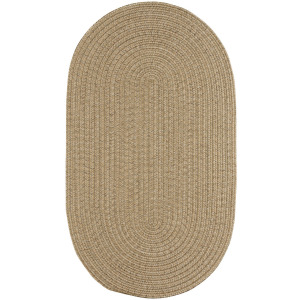 Simplicity Flax Oval Rug