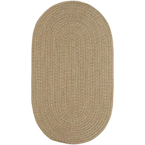 Simplicity Flax Oval Rug