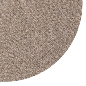 Simplicity Wood Round Rug - 8\'6\" x 8\'6\"
