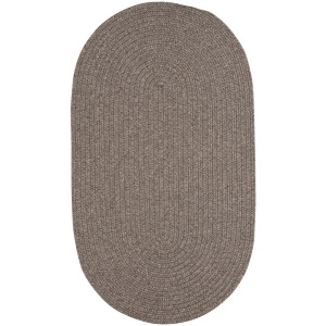 Simplicity Wood Oval Rug
