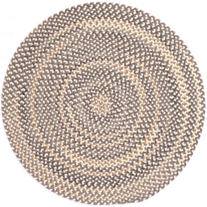 Bear Creek Grey Round Rug