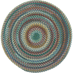 Bear Creek Deep Blue Round Rug