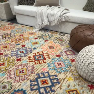 Bazaar Spice Multi Rectangle Rug - 9\' x 12\'