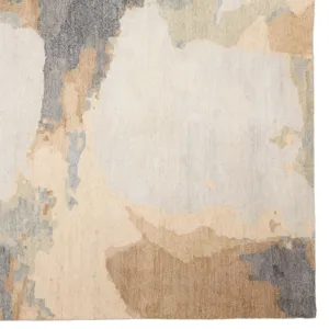 Aquarelles Noir Rectangle Rug - 5\' x 8\'