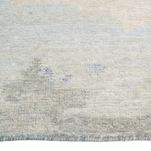 Aquarelles Bleu Rectangle Rug - 9\' x 12\'