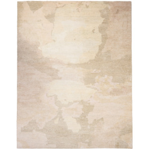 Aquarelles Blanc Rectangle Rug