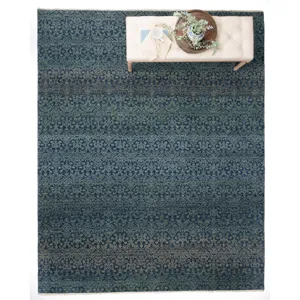 Pinnacle Navy Rectangle Rug - 9\' x 12\'