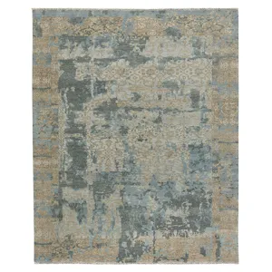Astbury Beige Slate Rectangle Rug - 5\' x 8\'