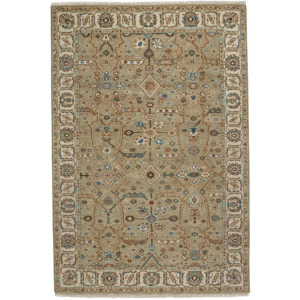 Ashia Sage Ivory Rectangle Rug