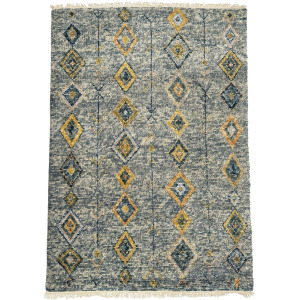 Casablanca Indigo Multi Rectangle Rug - 9' x 12'