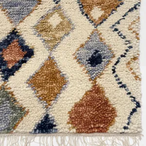 Casablanca Ivory Multi Rectangle Rug - 9\' x 12\'