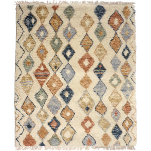 Casablanca Ivory Multi Rectangle Rug - 9' x 12'