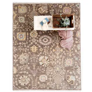Kerrington-Newbury Mushroom Rectangle Rug - 9\'6\" x 13\'6\"