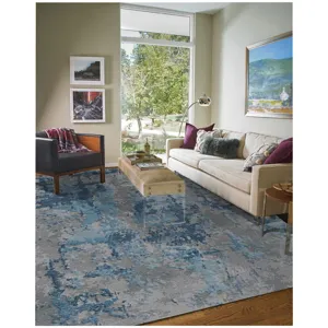 Tasanee Ocean Rectangle Rug - 5\' x 8\'