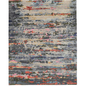 Tasanee Charcoal Multi Rectangle Rug