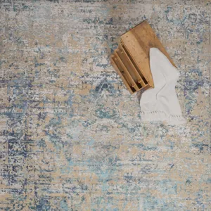Carrara Aqua Rectangle Rug - 8\' x 11\'