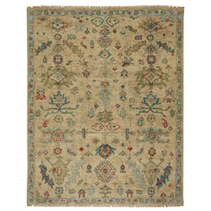 Charise-Isfahan Sand Rectangle Rug - 3\' x 5\'
