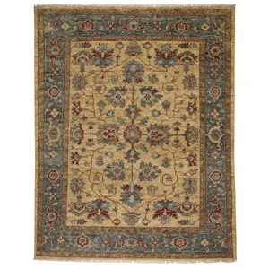 Charise-Keshan Champagne Rectangle Rug - 8\' x 10\'