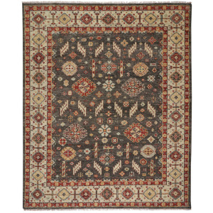 Charise-Mahal Dark Chocolate Rectangle Rug