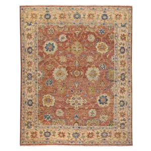 Charise-Ziegler Terra Cotta Rectangle Rug - 5\' x 8\'