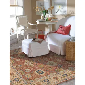 Charise-Ziegler Terra Cotta Rectangle Rug - 5\' x 8\'
