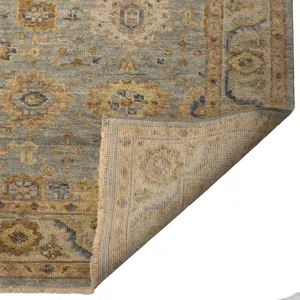 Charise-Maya Seafoam Rectangle Rug - 10\' x 14\'