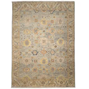 Charise-Maya Seafoam Rectangle Rug - 10\' x 14\'