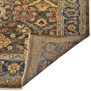 Charise-Pavan Mocha Royale Rectangle Rug - 5\' x 8\'