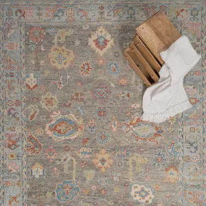 Verve Silver Multi Rectangle Rug - 8\' x 10\'