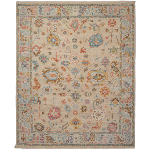Verve Ecru Multi Rectangle Rug