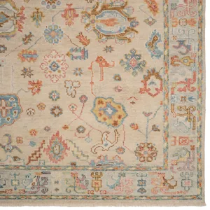 Verve Ecru Multi Rectangle Rug - 8\' x 10\'