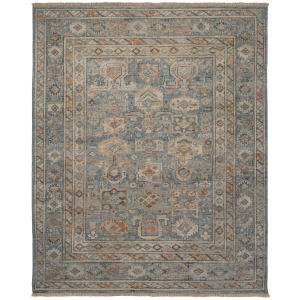 Braymore-Barrett Medium Blue Rectangle Rug